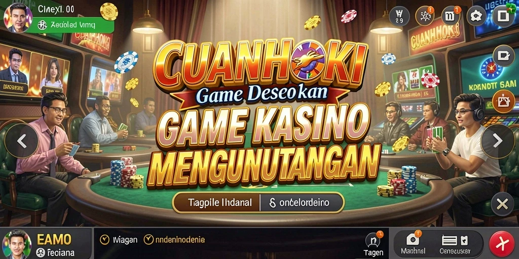Screenshot gameplay CUANHOKI yang penuh aksi dan keseruan Kasino.