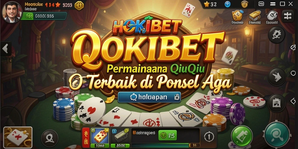 Screenshot gameplay HOKIBET menampilkan aksi seru permainan QiuQiu.