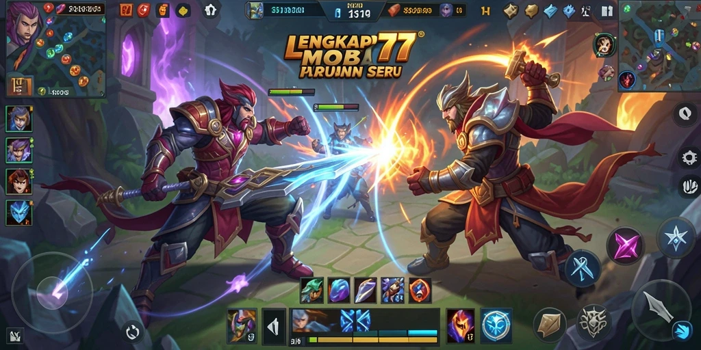 Gameplay seru dan grafik menarik dalam LENGKAP777.