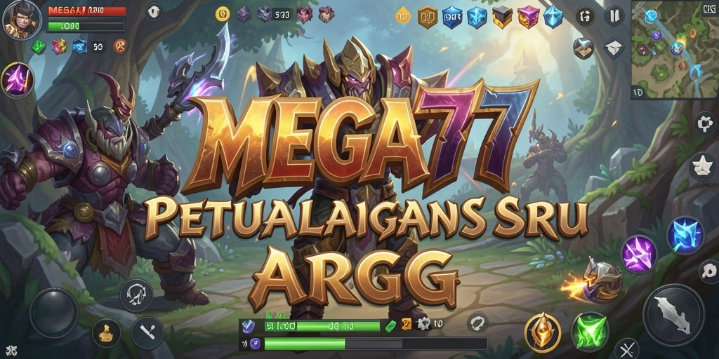 Tampilan gameplay menegangkan dalam petualangan ARPG MEGA777.
