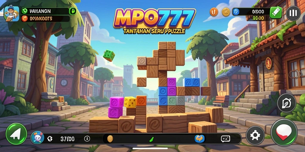 Gameplay MPO777 menunjukkan tantangan seru dalam menyelesaikan puzzle.