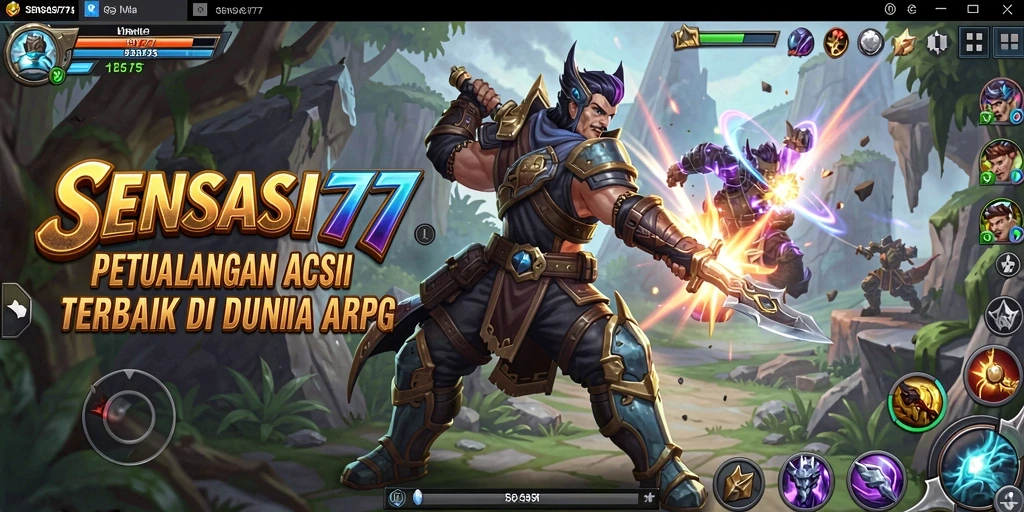 Gameplay SENSASI777 dengan pertarungan yang intens dan petualangan menarik.