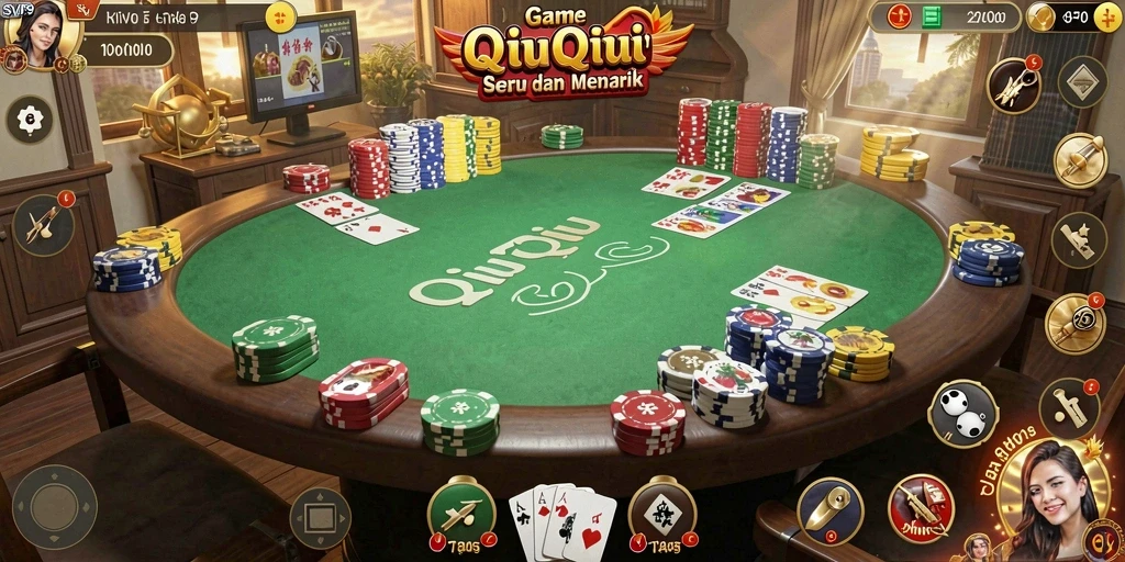 Tampilan gameplay seru dari SVIP9 dalam QiuQiu.
