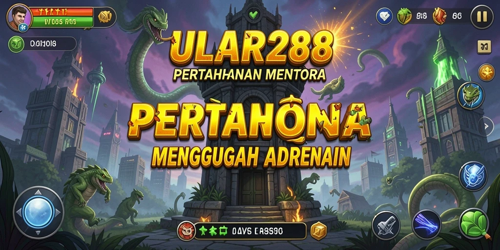 Tangkapan layar ULAR288 menunjukkan aksi seru dalam pertahanan menara.