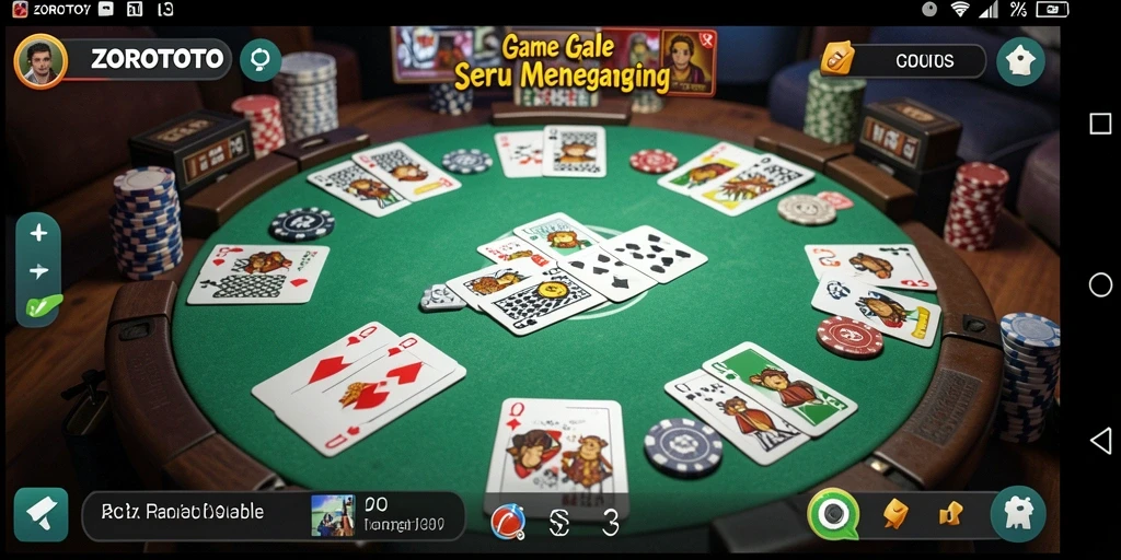 Tampilan gameplay ZOROTOTO yang menegangkan dan seru.